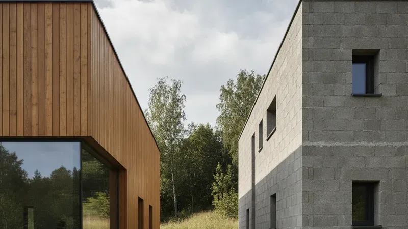 Bois ou béton : quel matériau choisir pour votre maison ?